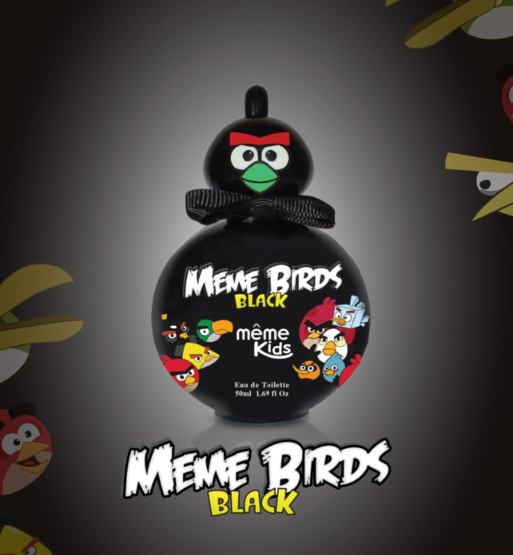 Meme Birds Black